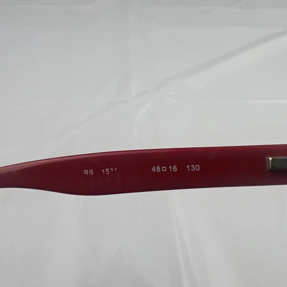 Ray Ban RB 1535 3573 Eyeglasses Red Logo Arms 48-16-130 Frames Only #4